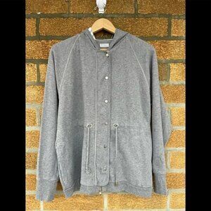 brunello cucinelli zip cotton hoodie jacket XL